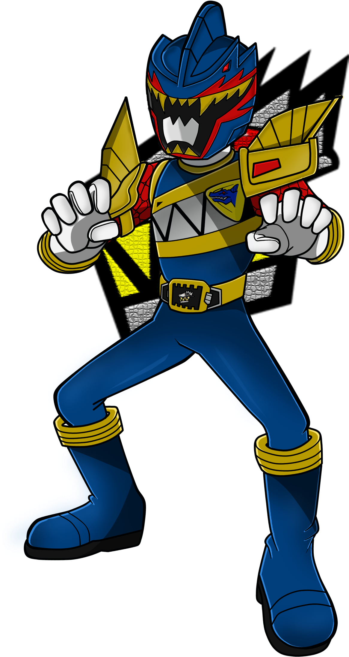 For Those Of You Who Are Unfamiliar With Zyuden Sentai - Power Rangers Dino Charge Bad Ranger (1392x2268)