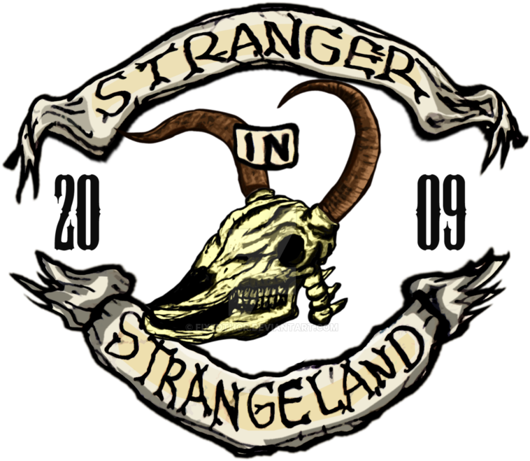 Stranger In Strangeland Logo Bull Skull Version By - Kabuki (800x999)