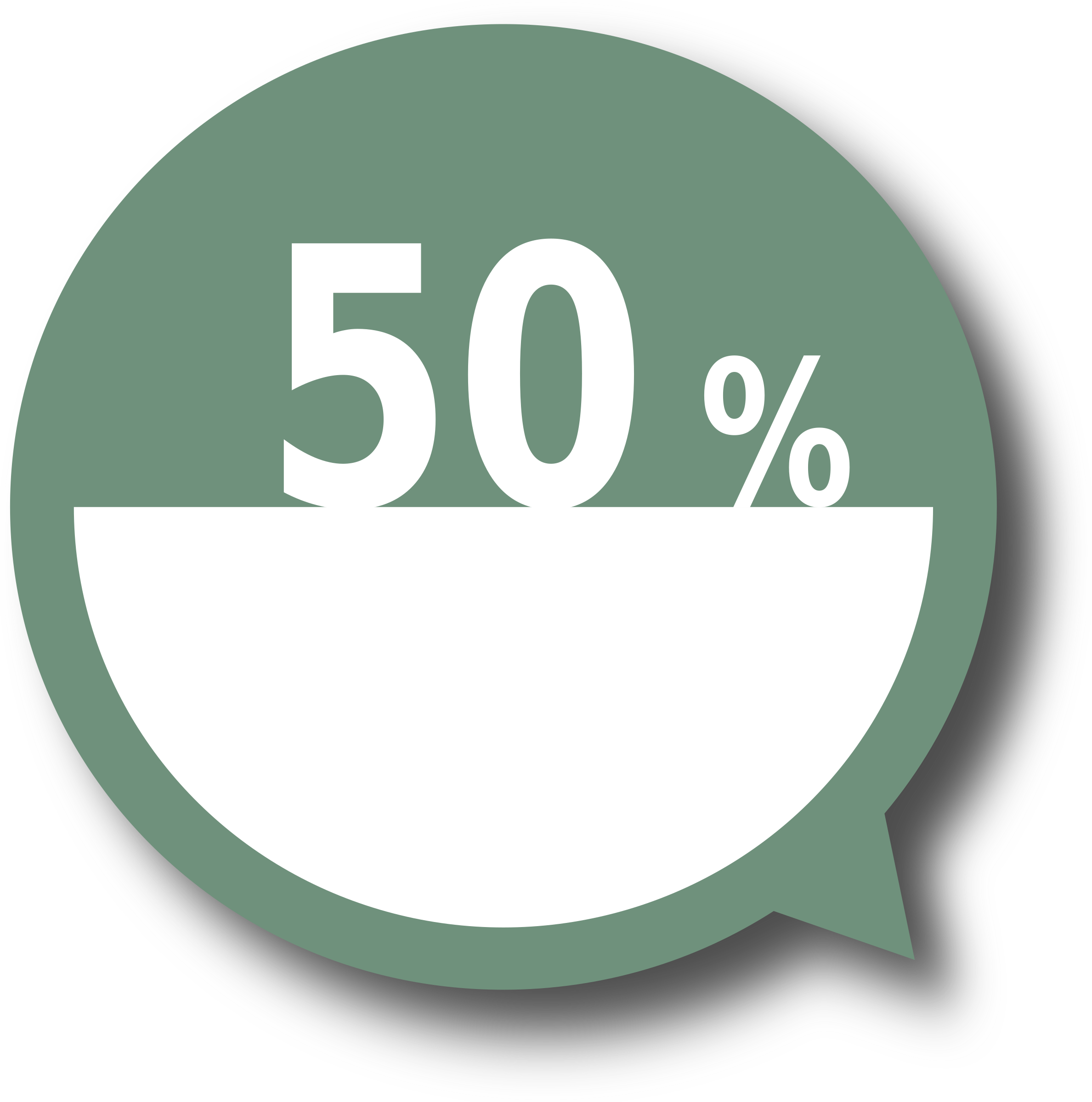 50 Percent Price Label Vector Image - 50 Percent (2377x2400)