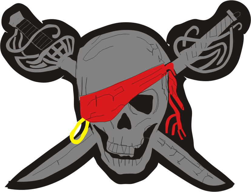 Mchenry County Road Pirates Cap - Illustration (829x634)