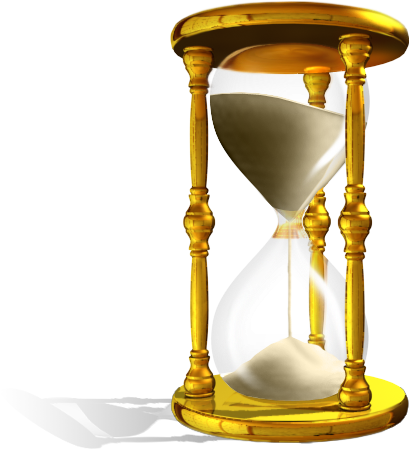 Hourglass Clipart Transparent - Zhonya's Hourglass (414x455)