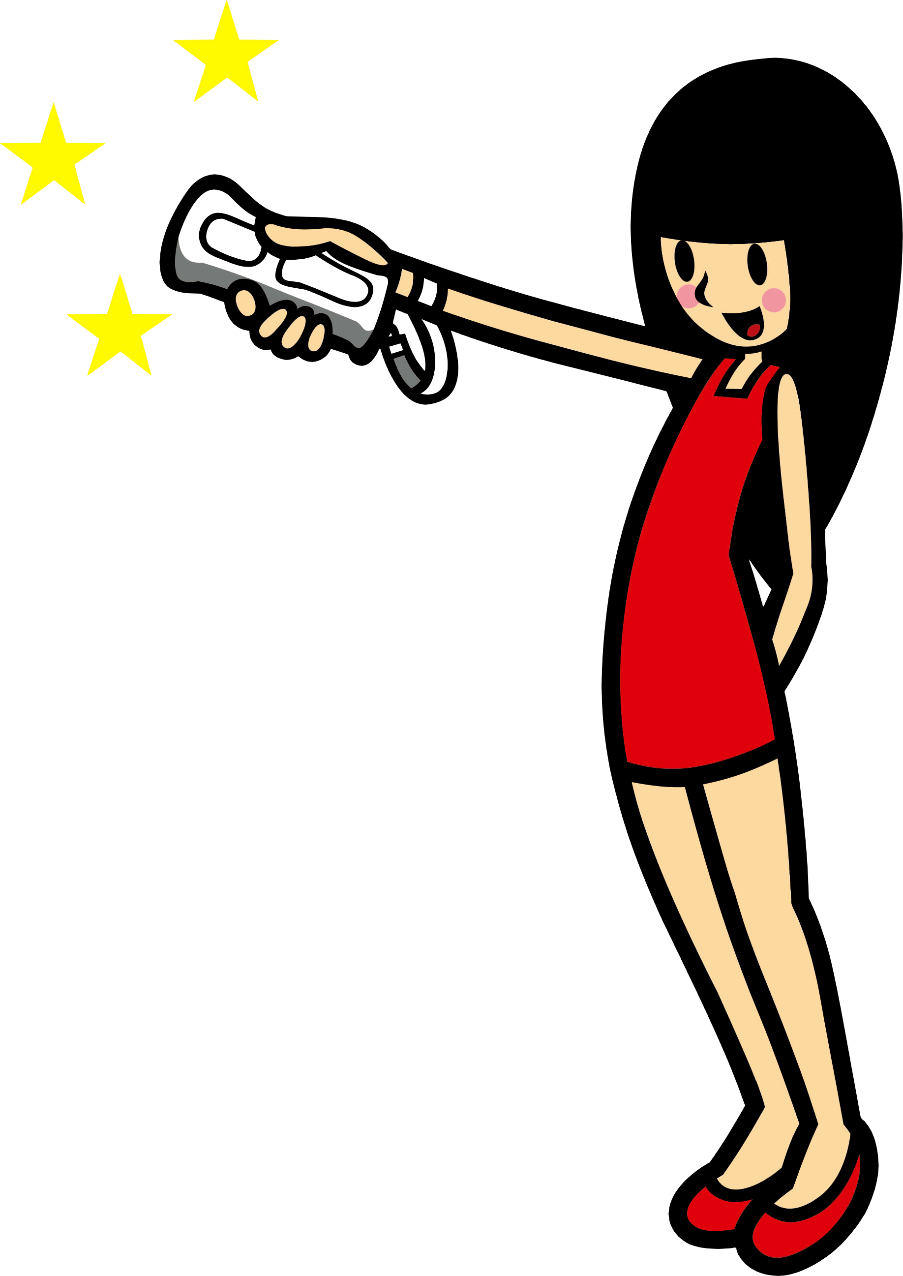 Tap Girl Wii - Rhythm Heaven Fever X (1836x2594)