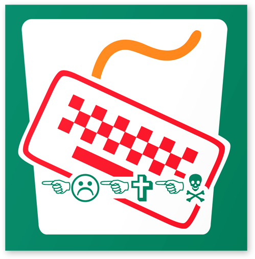 7-eleven Logo In Wingdings - Famous Logos In Wingdings (1200x600)