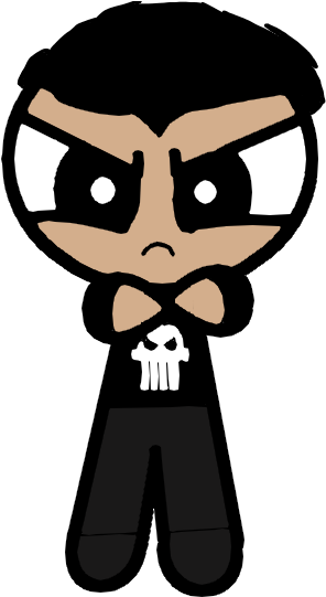 Ppg Punisher By Skullzilla13 - Cartoon (527x557)