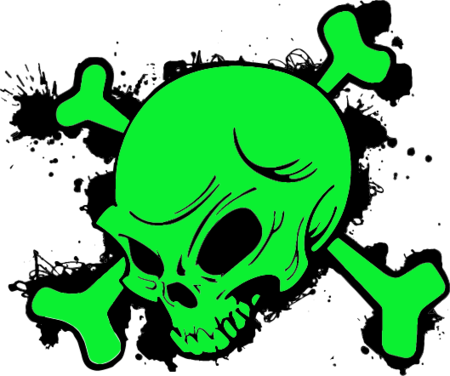 Voodoo Graphx - Skull (450x376)