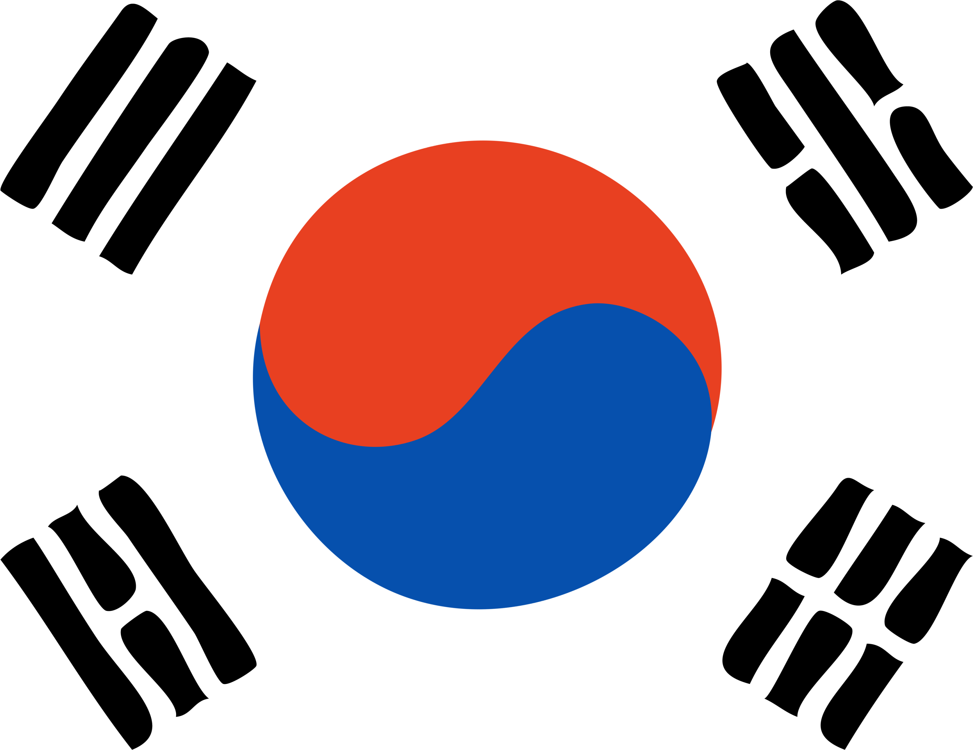 South Korea Flag Png (3413x2560)