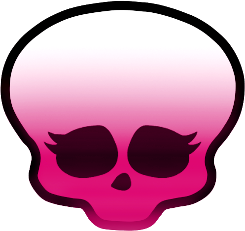 Death Skull Clipart - Monster High (538x516)