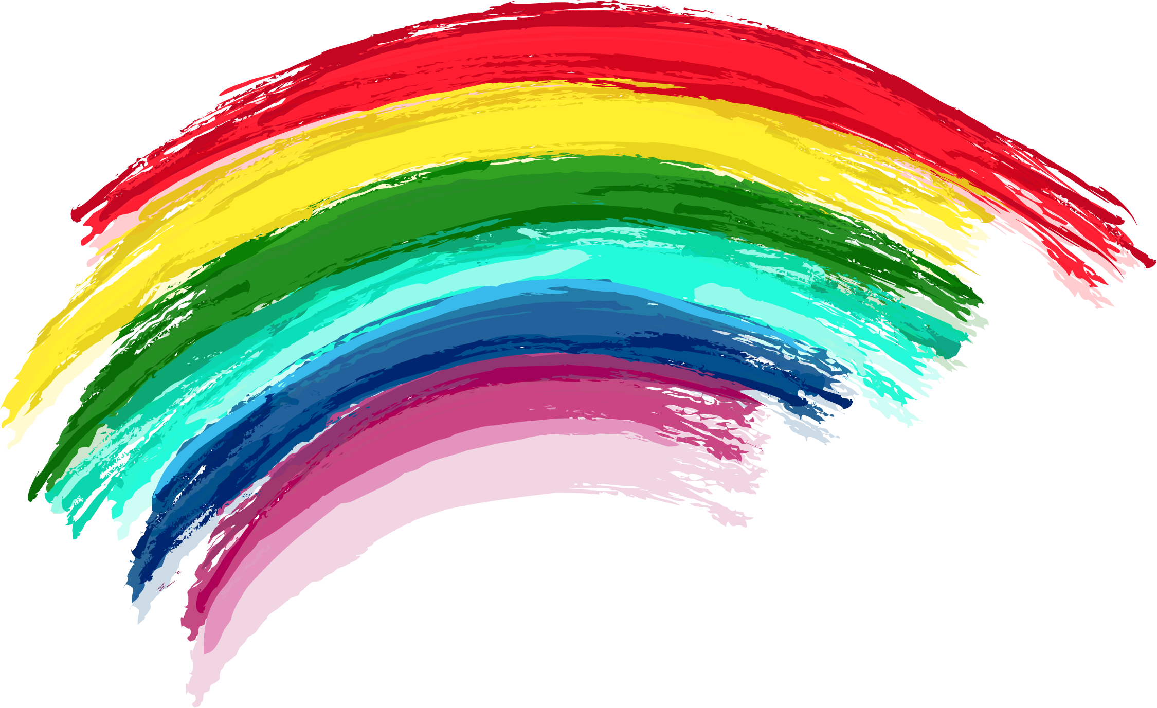 Download Free Printable Clipart And Coloring Pages - Rainbow (2250x1377)