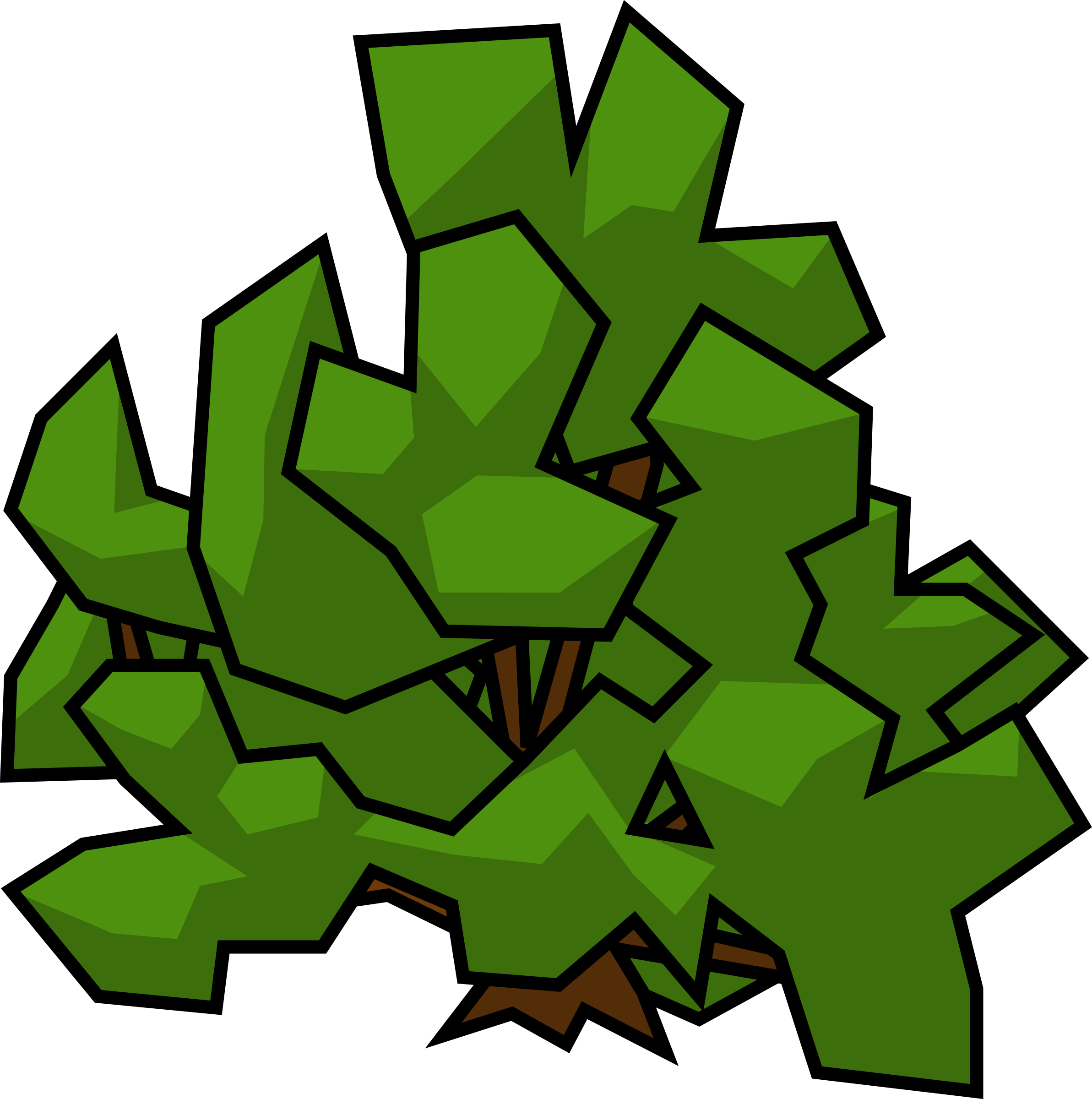 Bush Png - Bush Clip Art Transparent (2385x2400)
