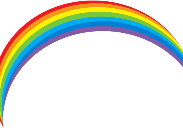 Black And White Rainbow Clipart - Stock Photography (640x480)