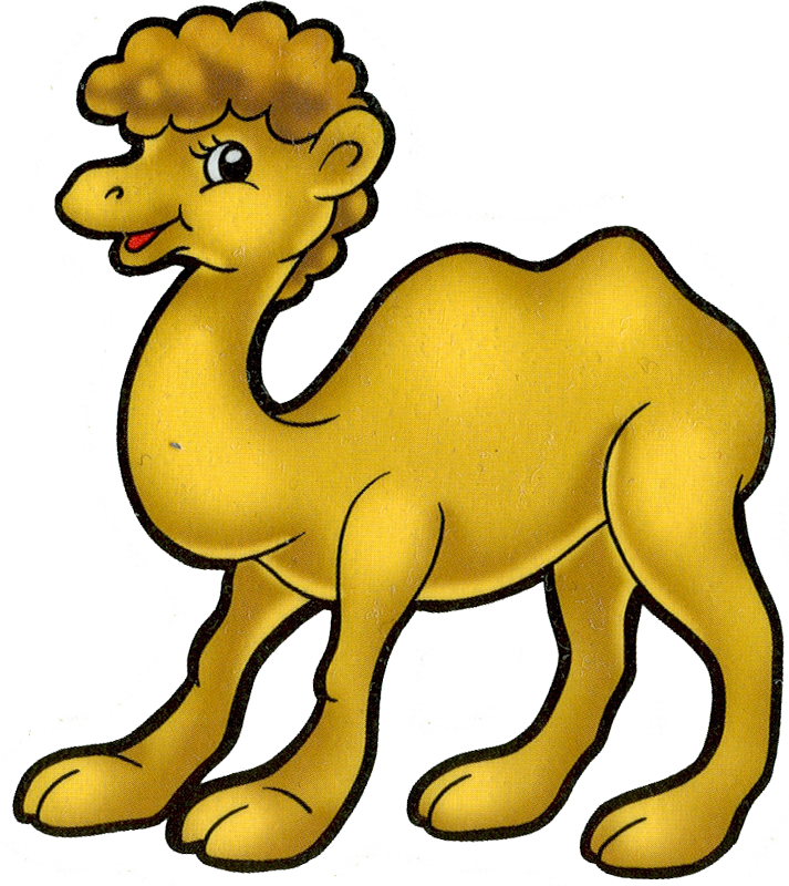 Funny Cartoon Camel Clip Art Images - Верблюд Рисунок Пнг (713x800)