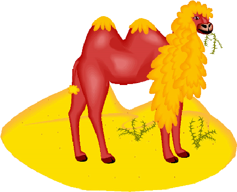 Funny Camel Clipart Funny Cartoon Camel - Clip Art (600x400)