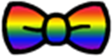 Bow Tie Clipart Rainbow - Bow Tie Clipart Rainbow (420x420)