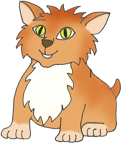 Big Cat Clipart Kitty Cat - Cat (468x591)