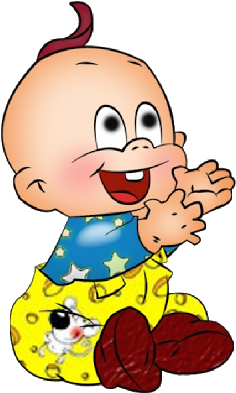 Deluxe Baby Cartoon Boy Baby Boy Party Funny Baby Images - Baby Cartoon Images Png (600x600)
