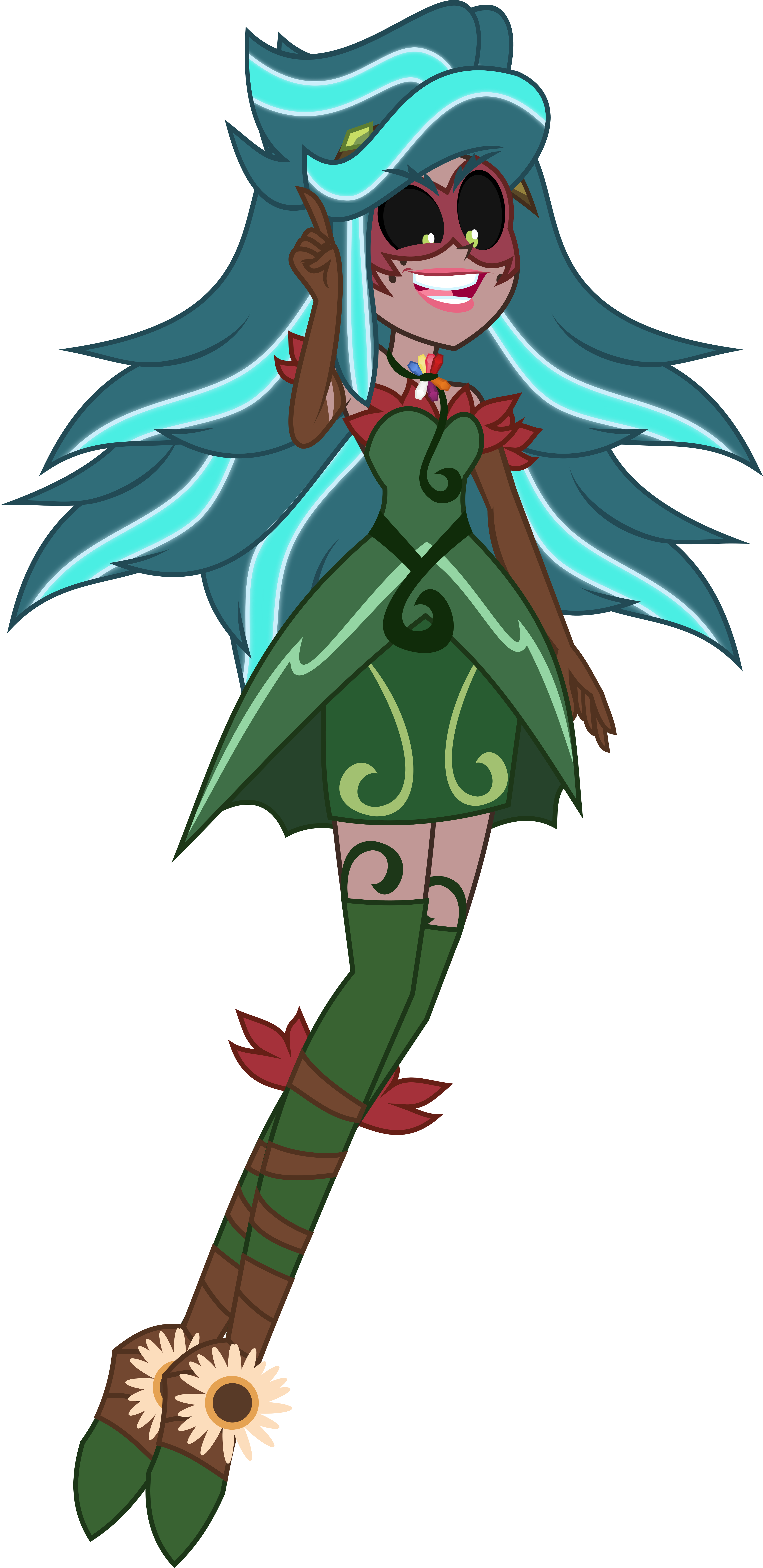 Gaia Everspoilers - Equestria Girl Gaia Everfree (3639x7481)