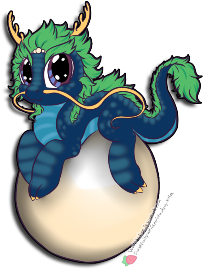 Chibi Chinese Dragon By Vocaloidichigo - Cartoon (894x894)