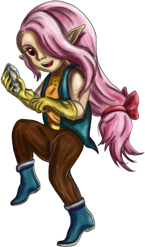 Thief Girl For The Zelda Collab By Thestarlightprincess - Cartoon (748x1068)