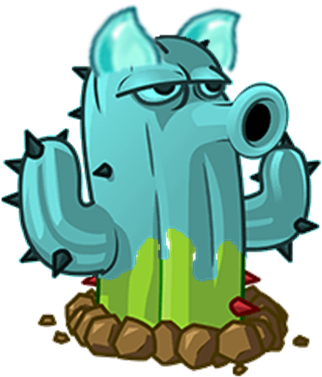 Cactus Water Pvzas - 植物 大戰 殭屍 仙人掌 (345x420)