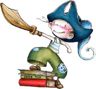 Petit Pirate Courageux - Dessin Pirate Enfant (330x400)