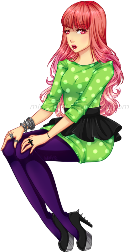 Fashion Illustration Mangaka Supervillain Green - Fashion Illustration Mangaka Supervillain Green (600x850)