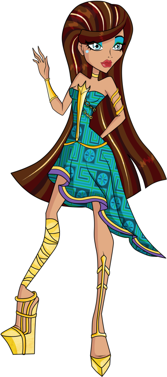 Dolls - Cleo De Nile Dress (614x1302)