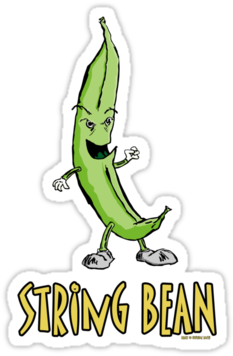 Clip Arts Related To - Green Bean Cute (375x360)