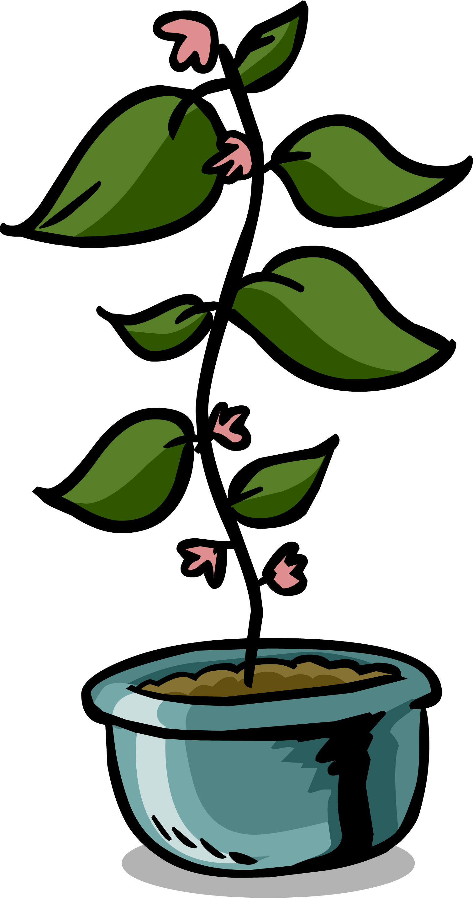 Rare Flower Pot Sprite 005 - Stages Of A Flower (1509x2864)