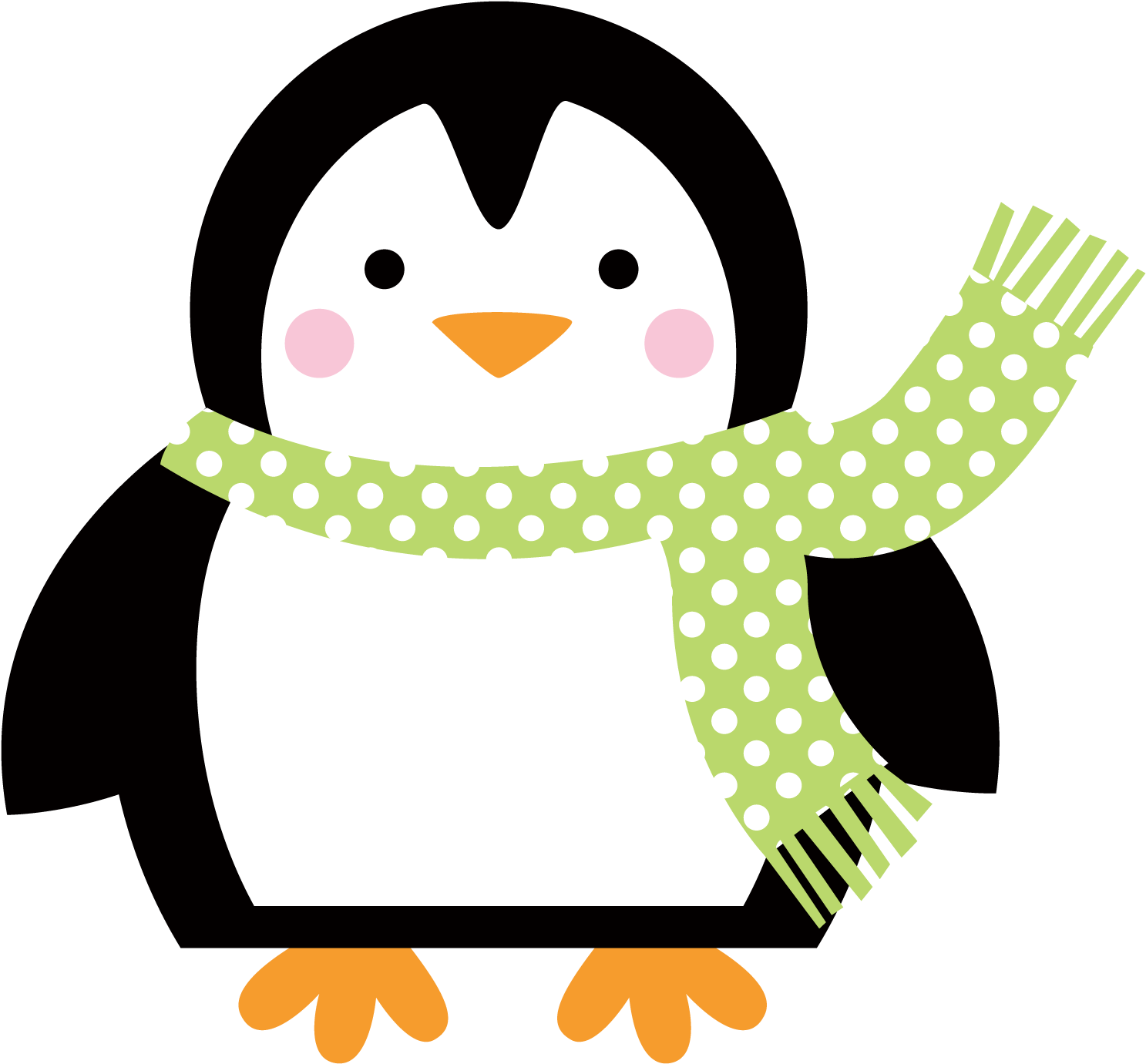 Photo By @daniellemoraesfalcao - Penguin With Scarf Svg Clipart (1500x1394)