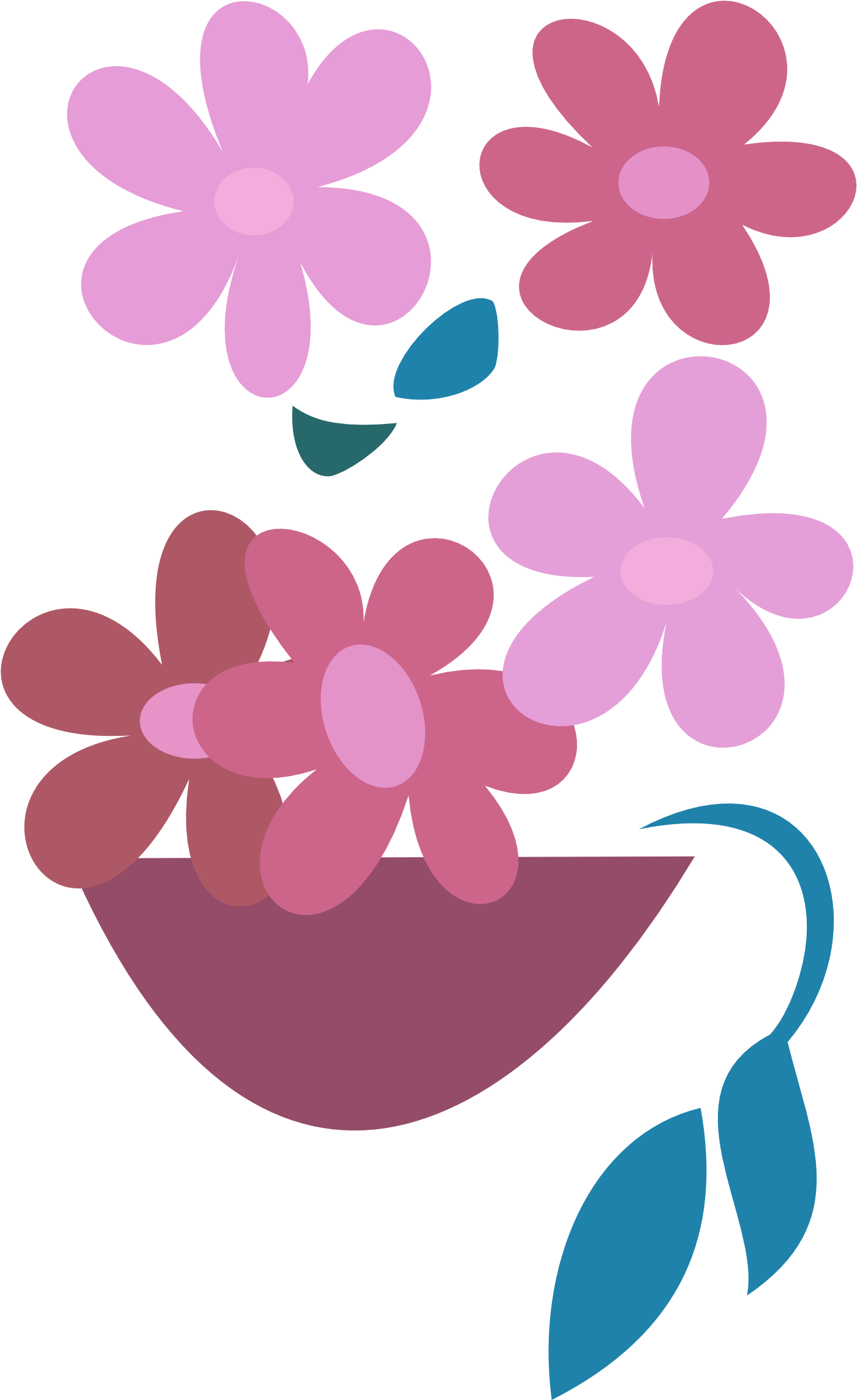 Hanging Flower Pot By Galswingirl Hanging Flower Pot - Flowerpot (1500x2313)