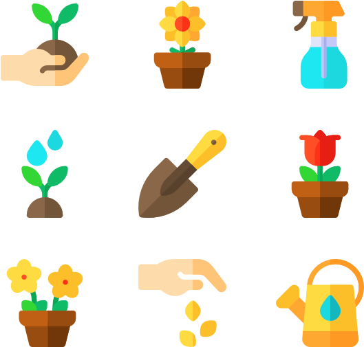 House Plants - Flower Pot Icon (600x564)