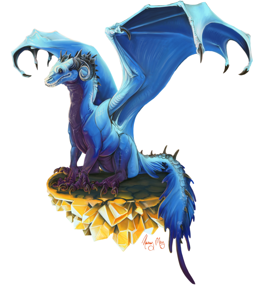 Crystal Dragon By Kaseykmay - Dragon (902x960)