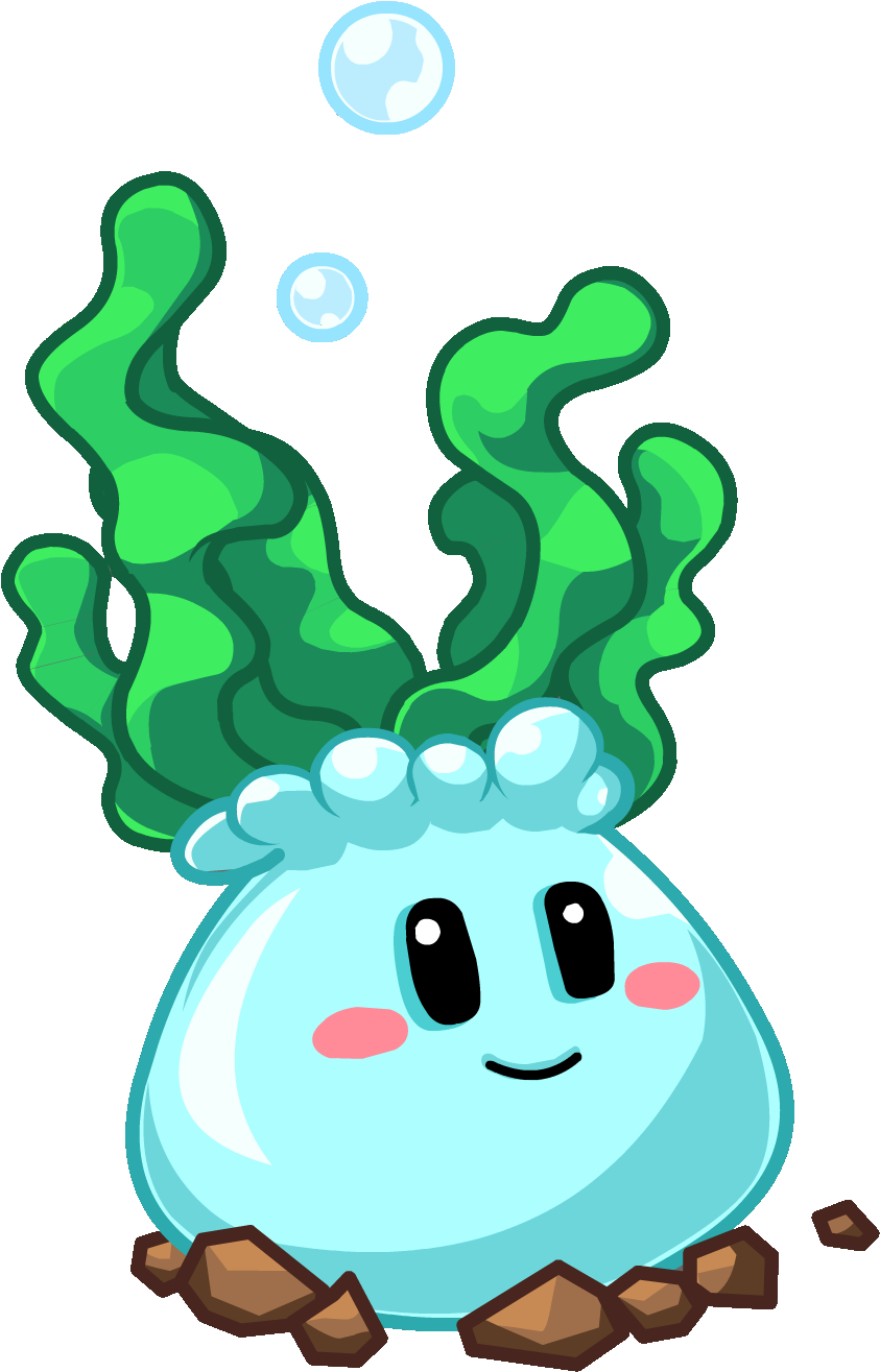 Bubbles62c - Plants Vs Zombies Water Plants (869x1321)