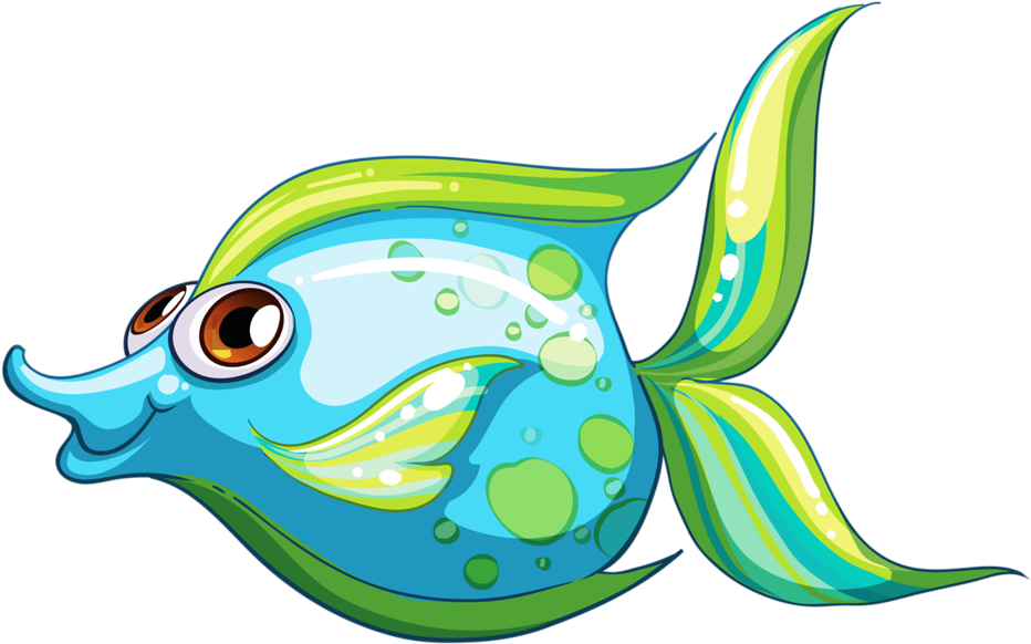 Clip Art - De Peces En Colores (1024x669)