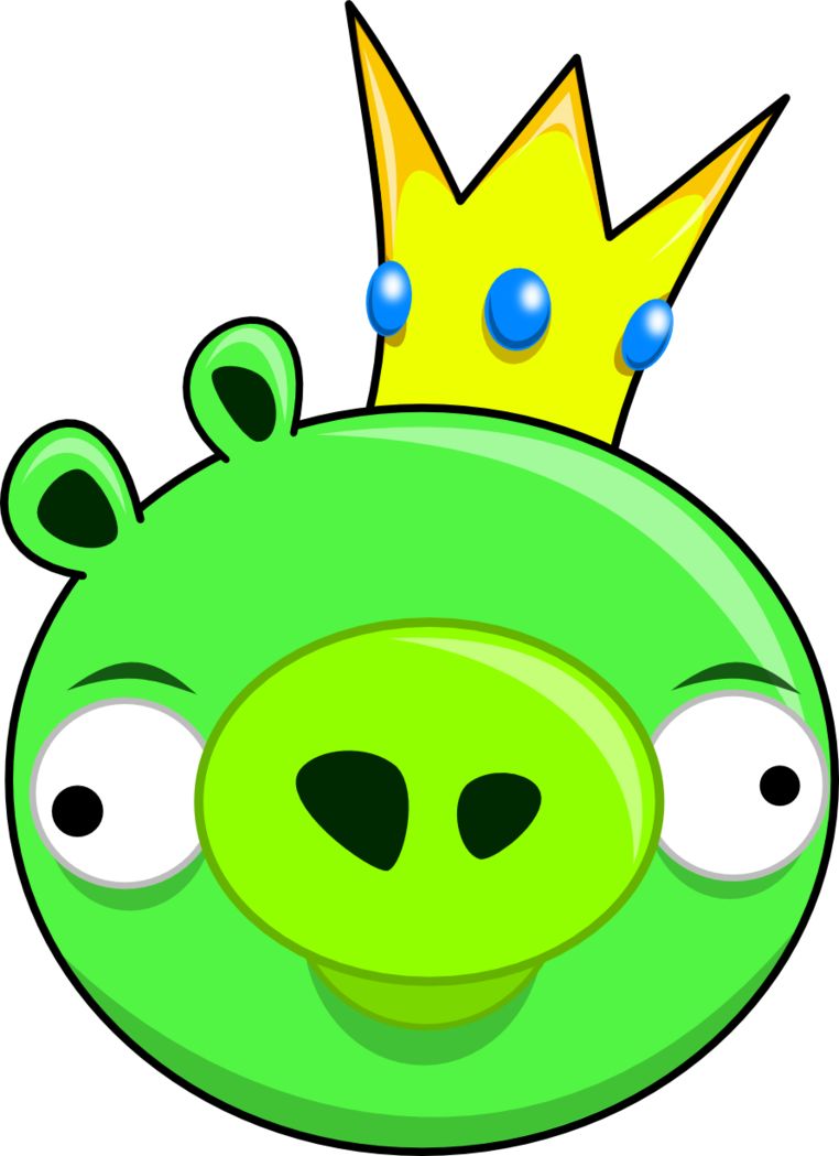 Angry Bird Clip Art Image Medium Size - Angry Birds Characters Pigs (762x1049)