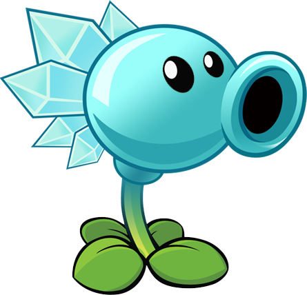 Plants Vs Zombies 2 Snow Pea By Illustation16 - Plants Vs Zombies Plantas (445x428)