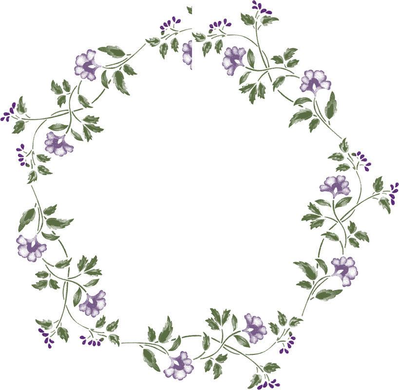 Flower Round Frame Png - Flower Frame Round Png (819x800)