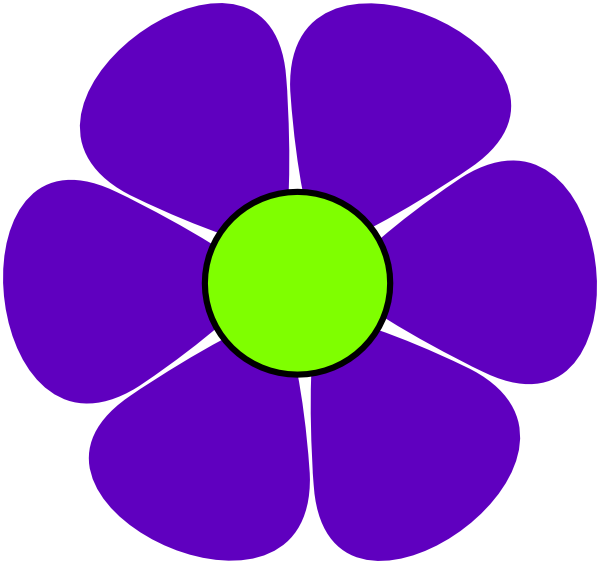 Flower Power Clip Art (600x564)