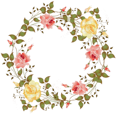 382779 4a6c9 - Rose Circle Frame Png (400x400)