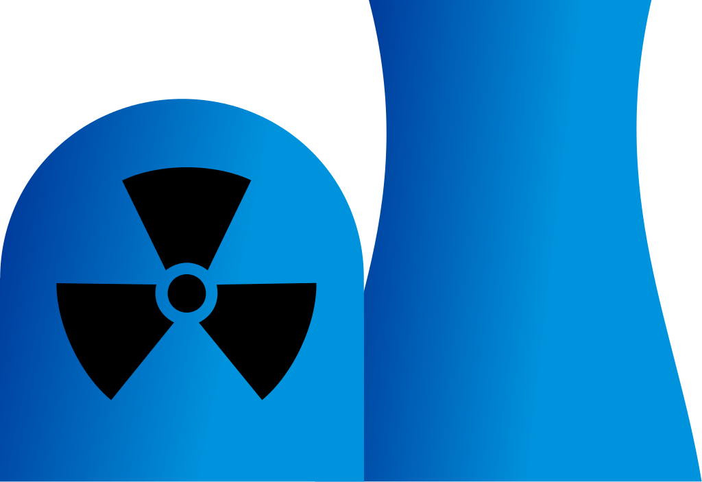Nuclear Power Plant Blue - Nuclear Power Plant Logo (2000x1372)