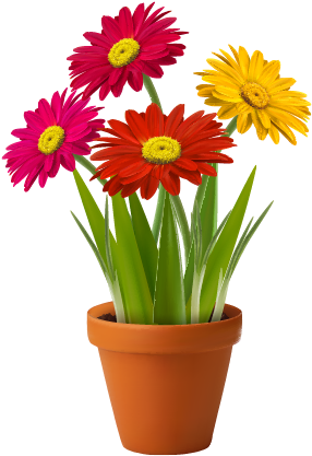 Flowerpot Vase Clip Art - Flowerpot Vase Clip Art (500x500)