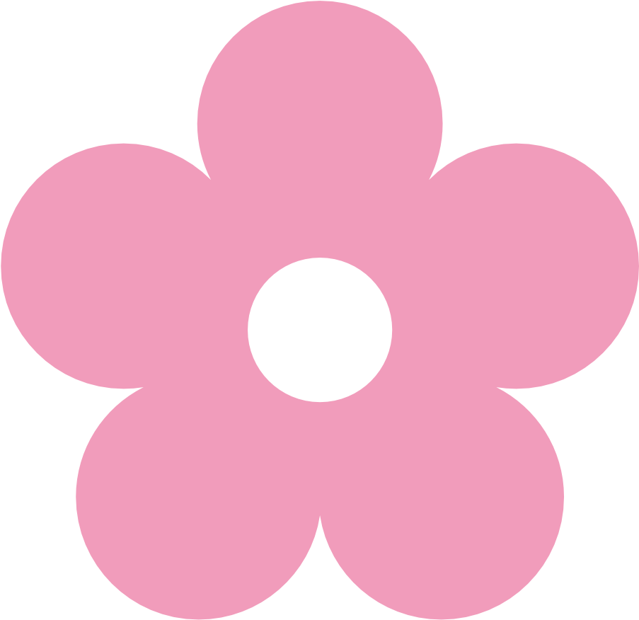 Pink Flower Clipart Outline - Blossom Flower Clipart (999x990)