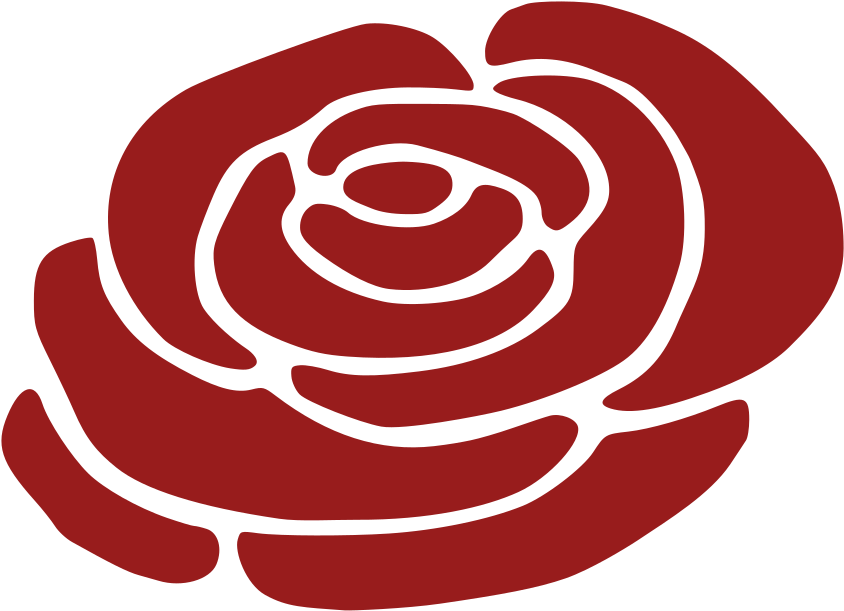 Ireland Rose Silhouette - Rose Silhouette Png (2400x1697)