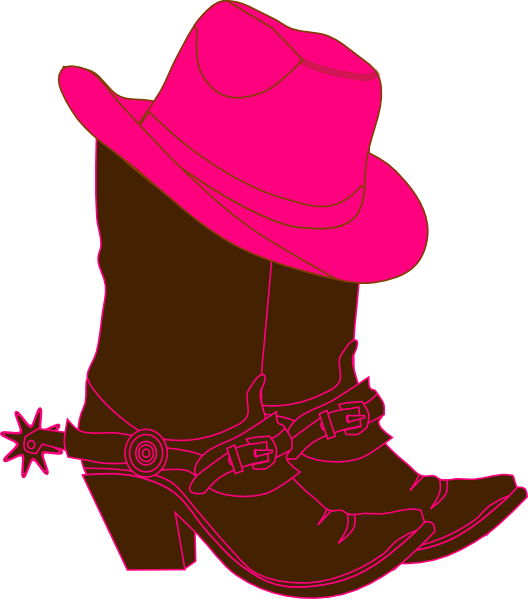 Cowgirl Hat Clipart - Clip Art (528x599)