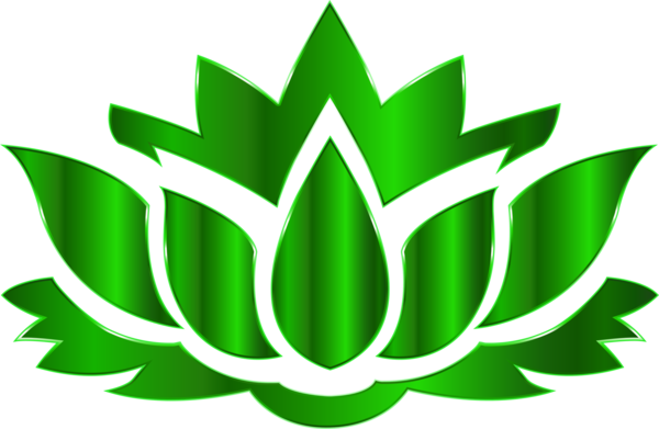 Lotus Flower Silhouette - Lotus Flower Logo Png (600x391)