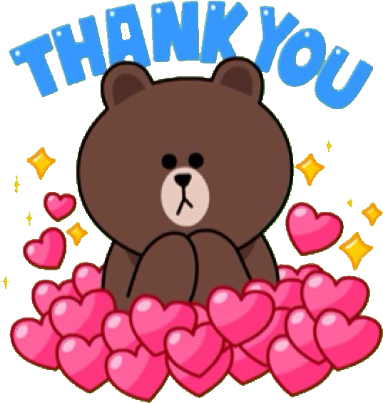 Line Sticker Line Sticker - Line Thank You Sticker (634x640)