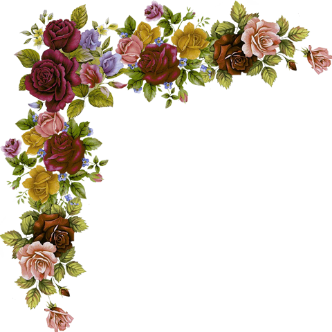 Tendrils Of Flowers - Ceramic Cheeseboard W/ Cork Backing: Roses (480x480)