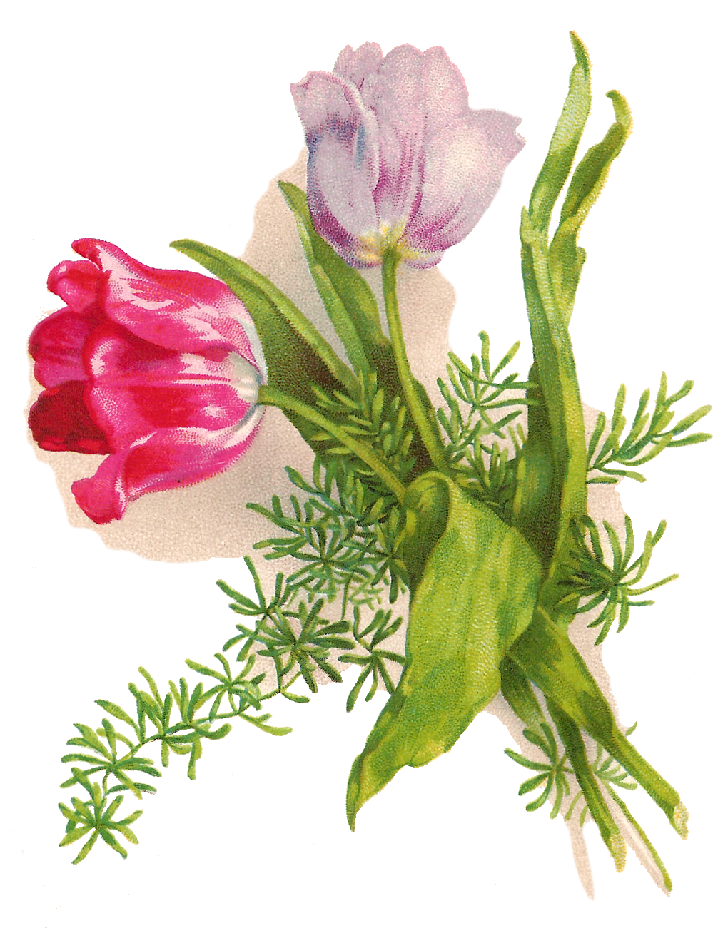 Vintage Easter Flower (1075x1357)