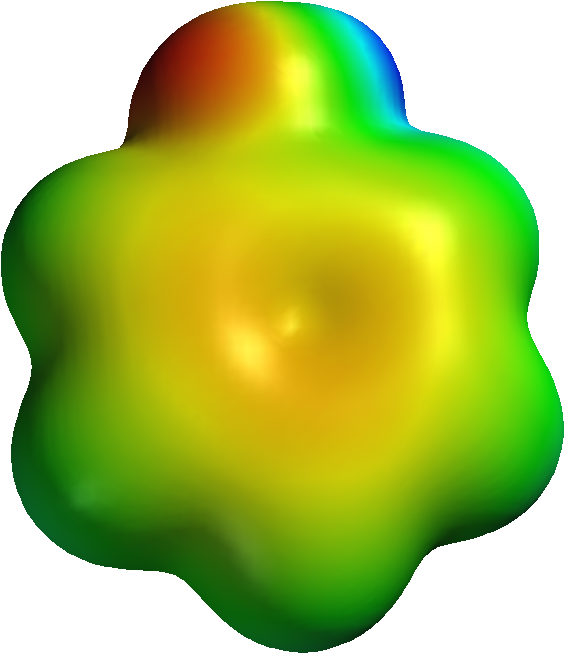 Neutral Phenol Substructure "shape" - Electron Density Of Phenol (663x752)