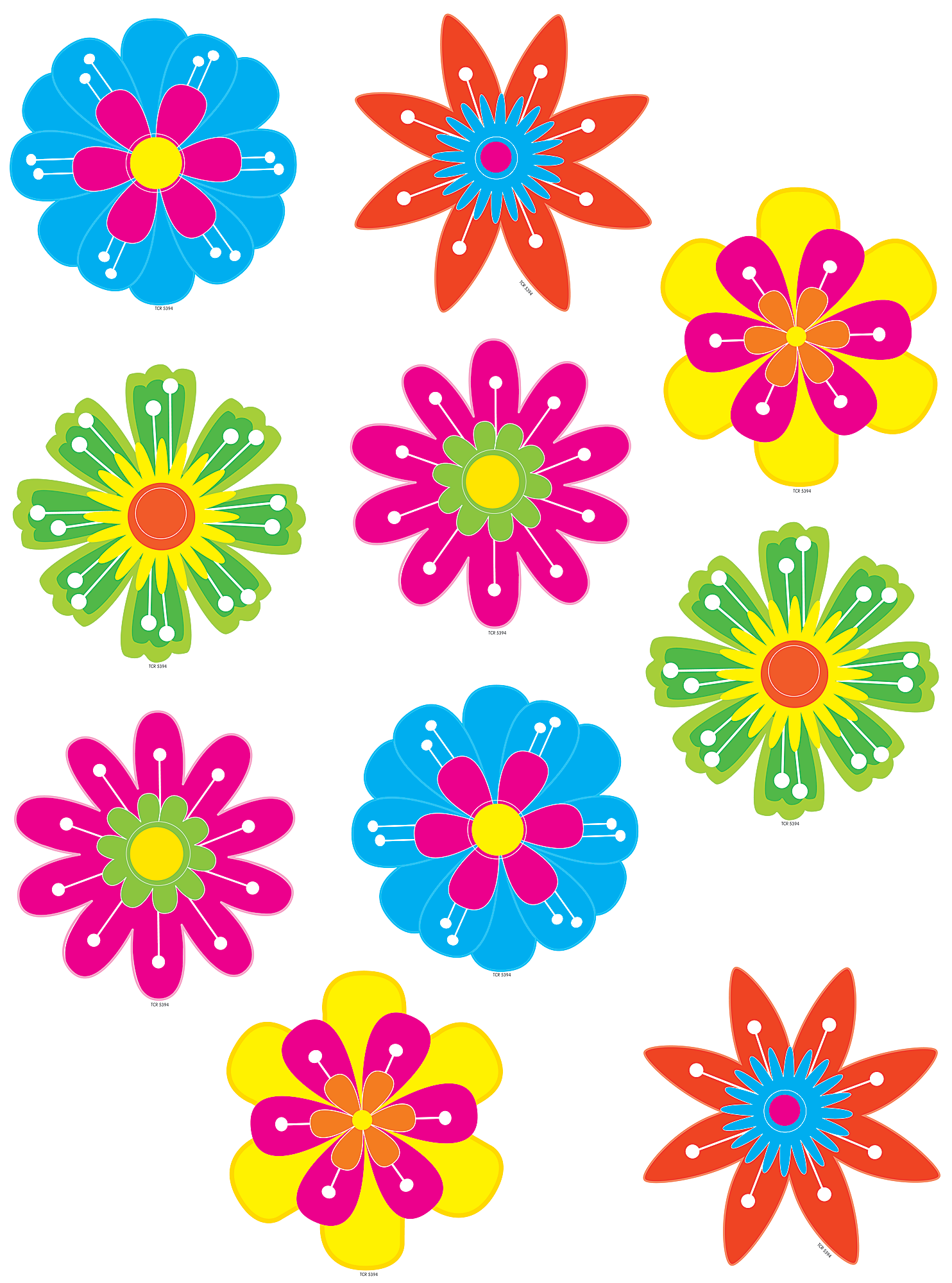 Fun Flowers Accents (1484x2000)